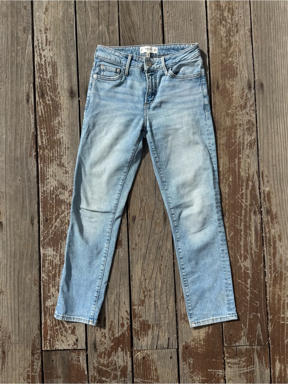 Mango Light Blue Women’s Jeans - Classic Straight Fit